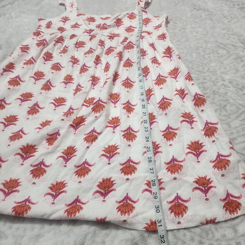 J.Crew Factory Women's Linen Blend Ruffle Strap Mini Sundress Floral Sz 14 NWT - Picture 12 of 14
